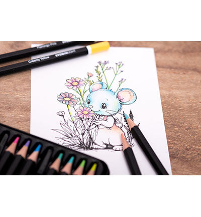 Pencils 12 Colors in pastel shades Essentials nr.01