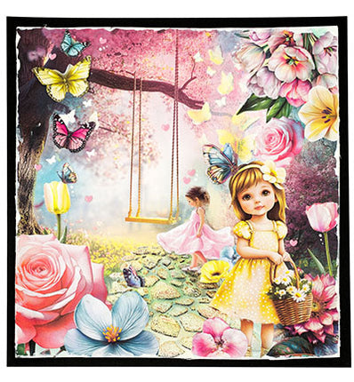 SL Collage Paper Pad Fluttering Flowers Essentials nr.375