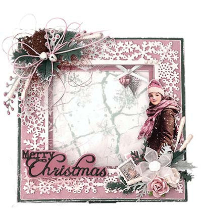 JMA Paper Elements 35 Collage elements Christmas Blush nr. 45
