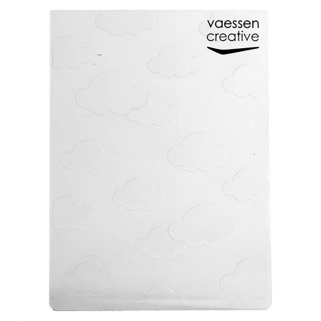 Vaessen Creative • Embossing folder wolken