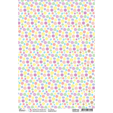Rice Paper A4 Polka dots