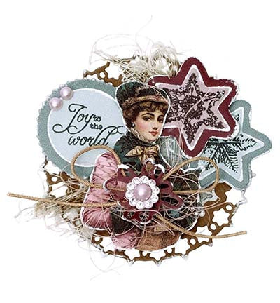 JMA Paper Elements 35 Collage elements Christmas Blush nr. 45
