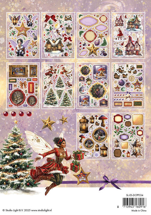 SL Die-cut Paper Pad Fairy Christmas Essentials nr.334