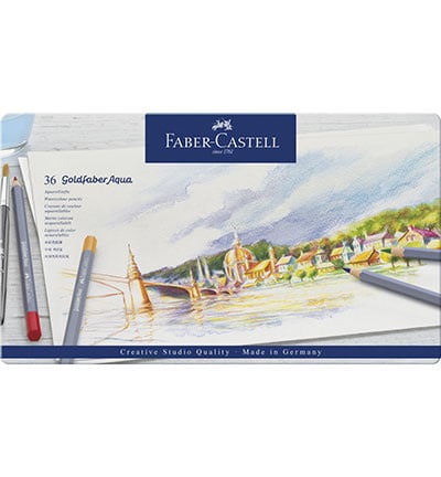 (FC-114636) Aquarelpotlood FC Goldfaber etui a 36st. Creative Studio