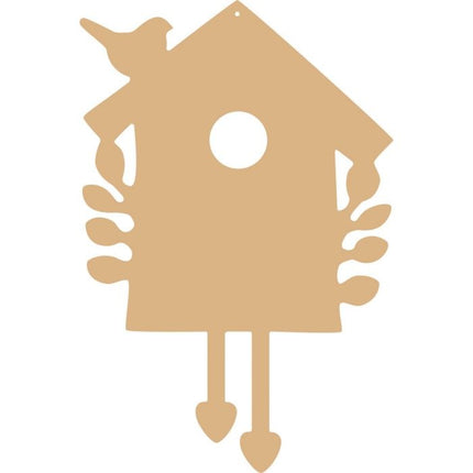 Vaessen Creative • MDF Vogelhuis lente 27x41cm