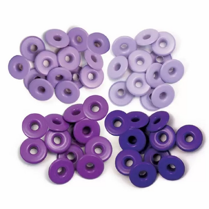 We R Memory Keepers • Wide eyelets 40pcs Purple