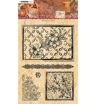 JMA Clear Stamp Flower collages Warm & Cozy 148x210mm nr.109