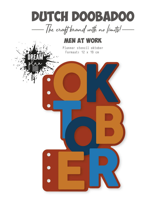 DDBD Planner stencil Oktober