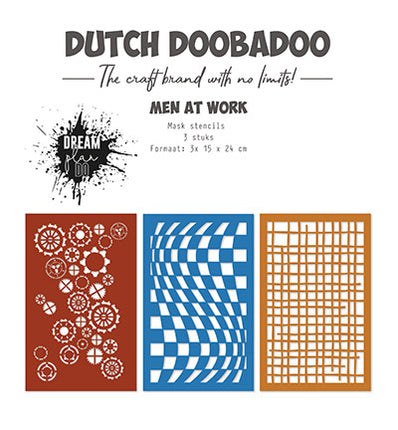 DDBD Stencils Men at work