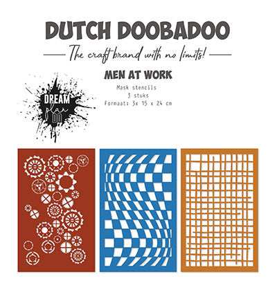 DDBD Stencils Men at work