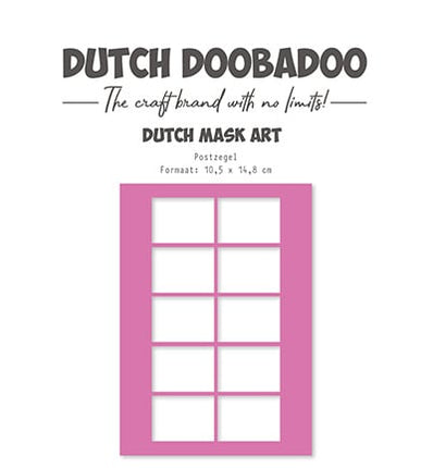 DDBD Dutch Mask art Postzegel