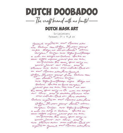 DDBD Mask Art Script Letters