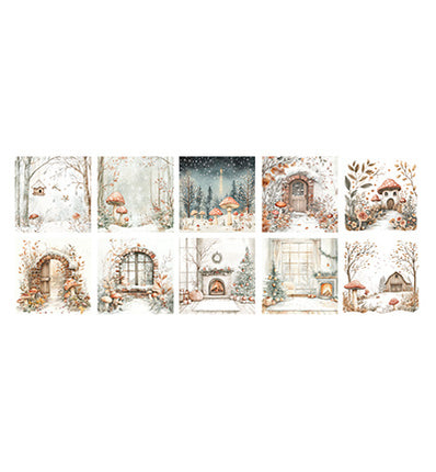 DDBD Collage Paperset Winter Wonderland