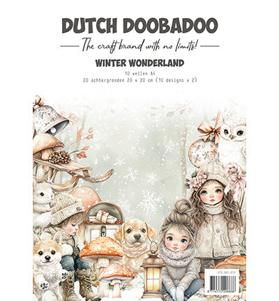 DDBD Collage Paperset Winter Wonderland