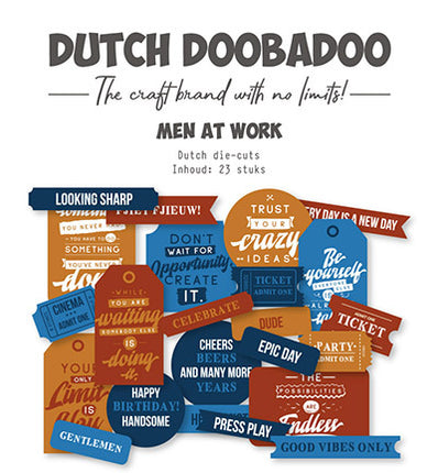 DDBD Die-cuts Men at work Labels