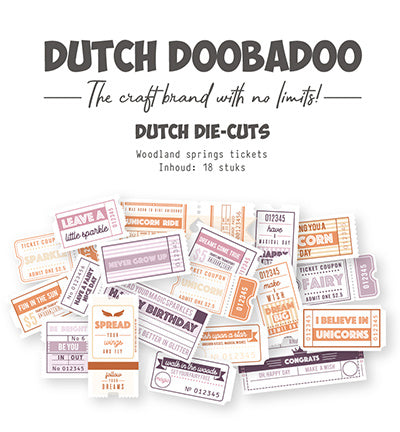DDBD Die-cuts Tickets Woodland Springs