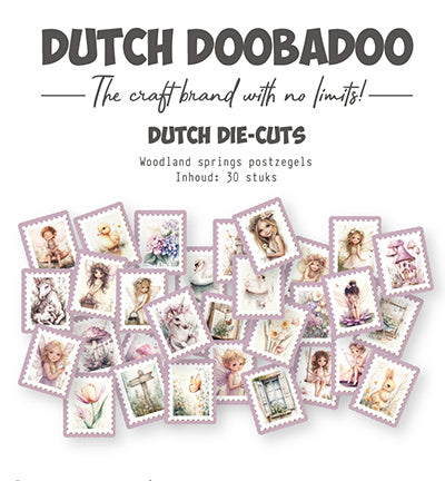 DDBD Die-cuts Spring Poststamps