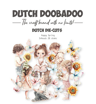 DDBD Collage Die-cuts Happy Spring