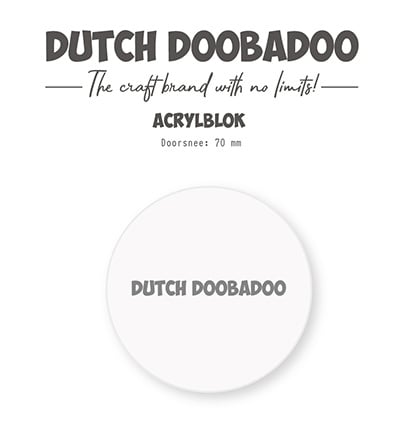 DDBD ATC Acrylic Block Circle