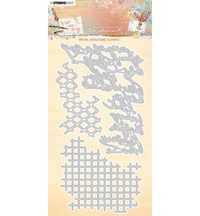 JMA Cutting Die Writing background elements Write Your Story nr.201
