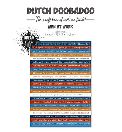DDBD Dutch Sticker Art Men at work
