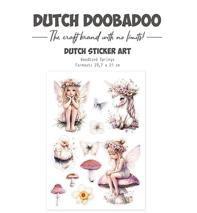 DDBD Transparent Stickers Woodland Springs