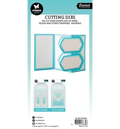SL Cutting Dies Zig-zag card shape Essentials nr.448
