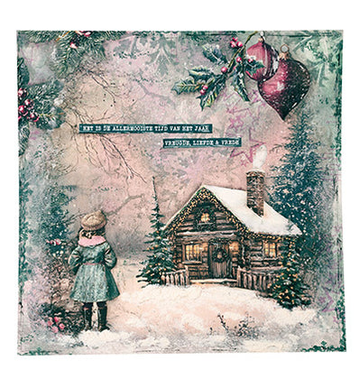 JMA Sticker Sheets Zegels & Teksten Christmas Blush nr. 53