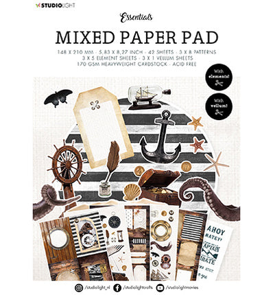 SL Mixed Paper Pad Vintage Treasures Sea Essentials nr.19