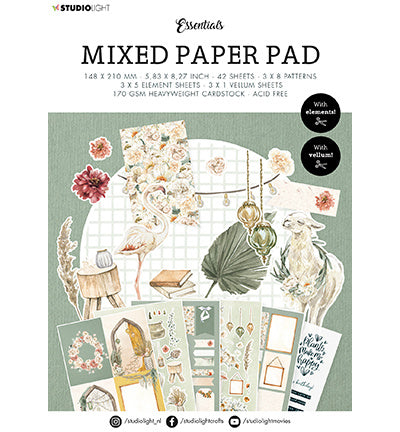 SL Mixed Paper Pad Bohemian Spring Essentials nr.20