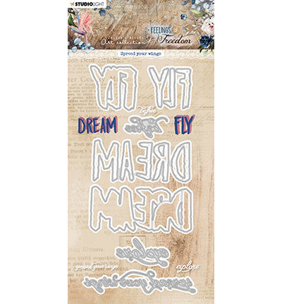 JMA Cutting Die Spread your wings Feelings of Freedom nr.516