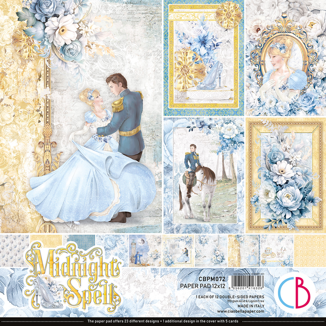 MIDNIGHT SPELL PAPER PAD 12"X12"