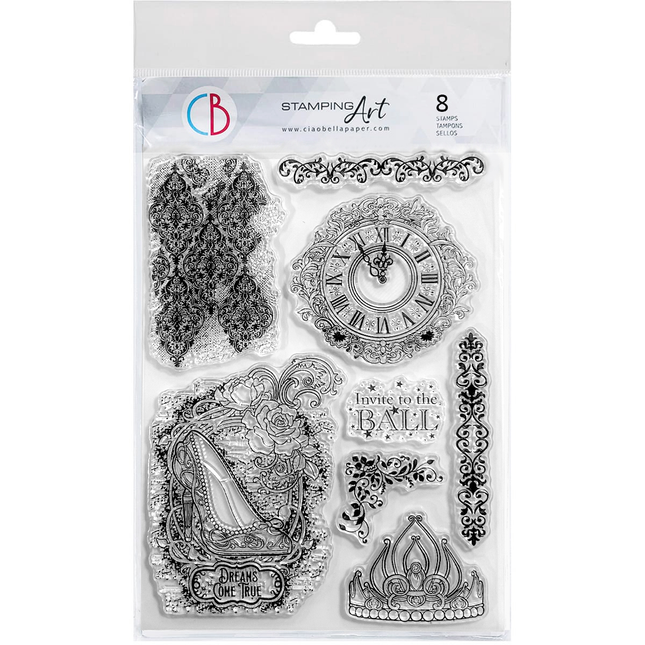 CLEAR STAMP SET 6"X8" DREAM COME TRUE