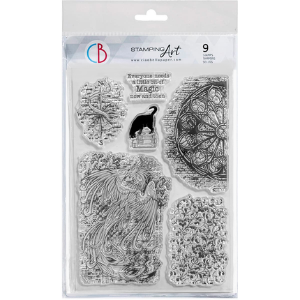CLEAR STAMP SET 6"X8" ENCHANTMENTS