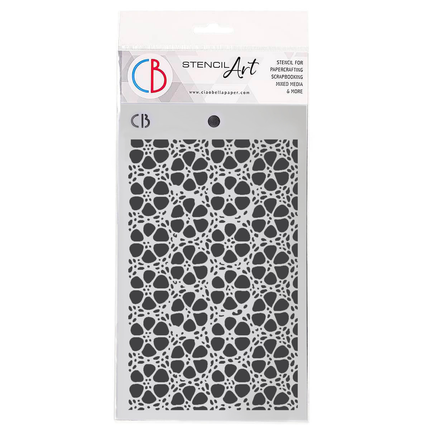 TEXTURE STENCIL 5"X8" VINTAGE FILIGREE PATTERN