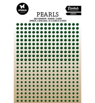 SL Self-adhesive Pearls Green pearls Essentials nr.23
