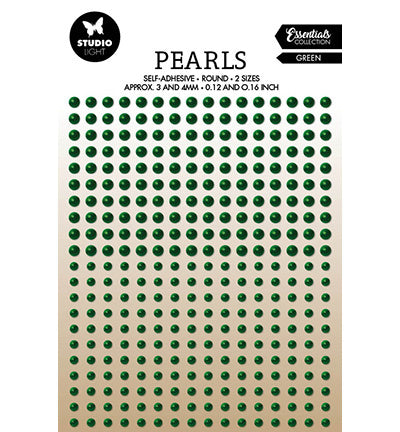 SL Self-adhesive Pearls Green pearls Essentials nr.23