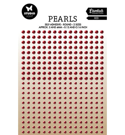 SL Self-adhesive Pearls Red pearls Essentials nr.24