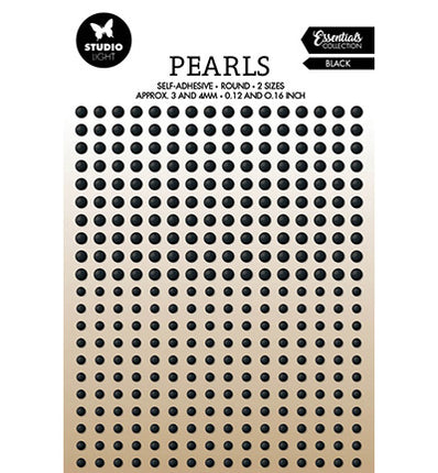 SL Self-adhesive Pearls Black pearls Essentials nr.30
