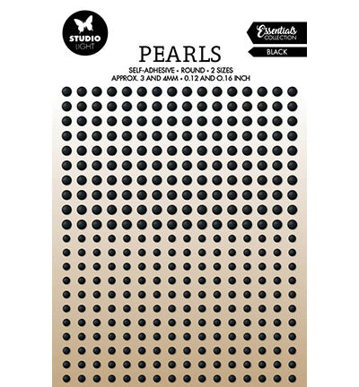SL Self-adhesive Pearls Black pearls Essentials nr.30