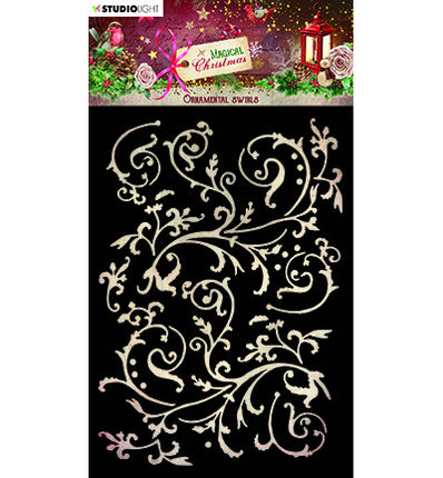 SL Mask Ornamental swirls Magical Christmas nr.227