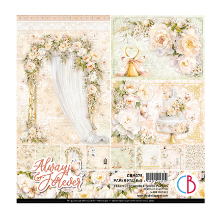 ALWAYS & FOREVER PAPER PAD 8"X8"