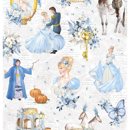 RICE PAPER A3 MIDNIGHT SPELL CHARACTERS