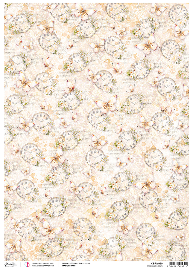 RICE PAPER A3 PRECIOUS MOMENTS