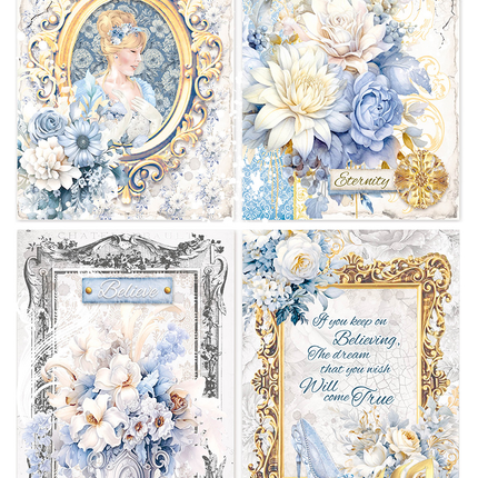 RICE PAPER A4 MIDNIGHT SPELL CARDS