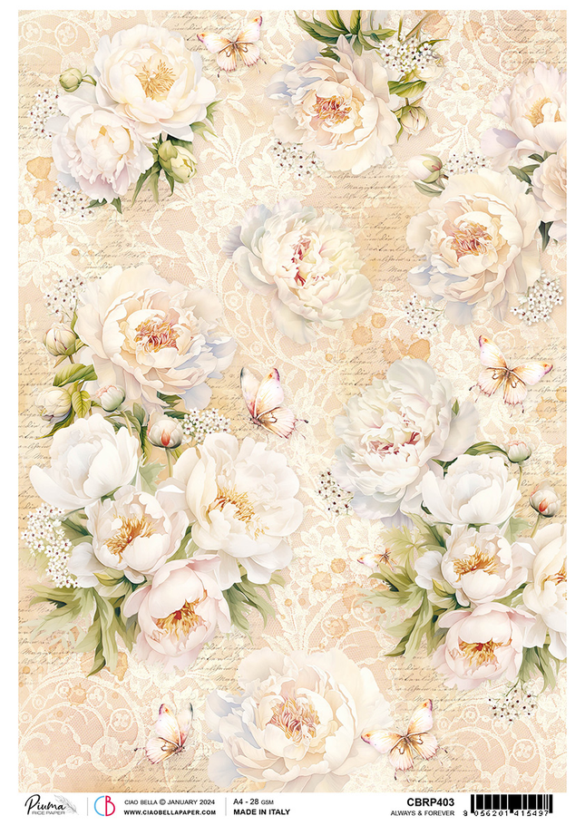 RICE PAPER A4 ALWAYS AND FOREVER
