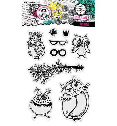 ABM Clear Stamp Owlicious Signature Collection nr.637