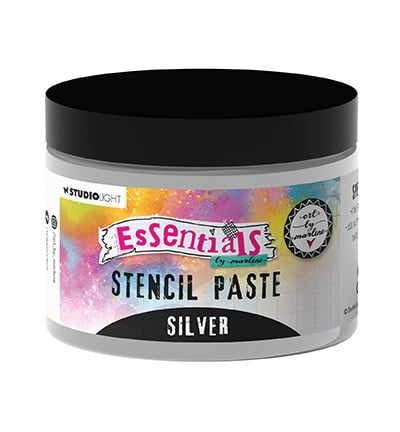 ABM Stencil Paste Silver Metallic Essentials nr.04
