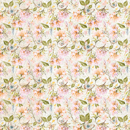 VELLUM FLOWER SHOP PAPER PATTERNS A4 6/PKG