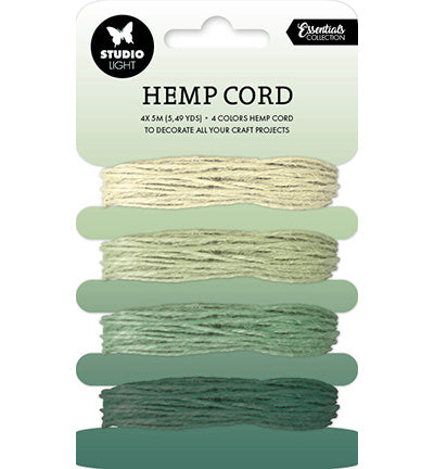 SL Hemp Cord Shades of green Consumables nr.08